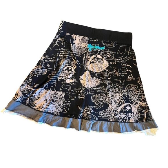 Desigual Italy Whimsigothic Printed Midi Skirt - Picture 4 of 6